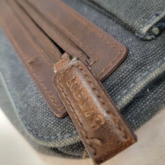 Relic Crossbody Purse handbag retro fabric pockets black hipster Y2K BOHO neutra - Picture 3 of 12